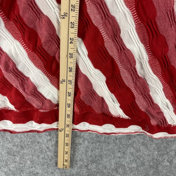 Ali Miles Tunic Top Womens 2X Striped Textured Crinkle Stretch Artsy Lagenlook - Picture 8 of 13